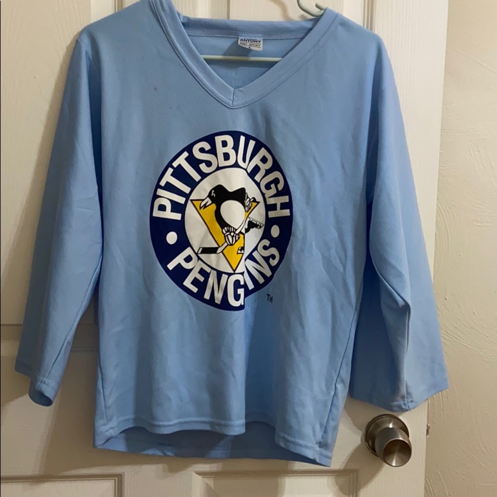 Pittsburgh Penguins Light Blue Top Size L